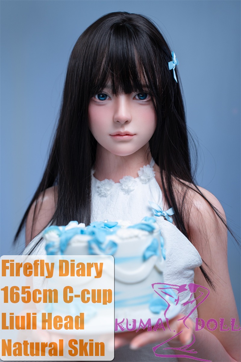 Firefly Diary 165cm C-cup Liuli Head Full Silicone Sex Doll With Body Make-up Birthday Dress Photoshoot