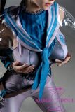 Game Lady Full silicone 171cm/5ft6 G-cup No.27-1 EVE from Stellar Blade head with realistic makeup, eyebrows and eyelashes implanted