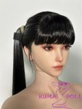 Game Lady Full silicone 171cm/5ft6 G-cup No.27-1 EVE from Stellar Blade head with realistic makeup, eyebrows and eyelashes implanted