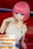 Full-body view of Aotume 145cm D-cup doll dressed as Momo Belia Deviluke