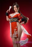 Game Lady Full silicone 165cm G-cup No.28-2 Shiranui Mai from King of Fighters Head with realistic makeup, eyebrows and eyelashes implanted
