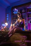 Game Lady Full silicone 167cm/5ft5 D-cup No.25-1 Head Tifa from FF7:RE in Purple Bunny Suit at Bar