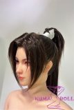 Game Lady Full silicone 168cm/5ft5 E-cup No.28_1  Shiranui Mai from King of Fighters Head with realistic makeup, eyebrows and eyelashes implanted