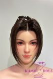 Game Lady Full silicone 168cm/5ft5 E-cup No.28_1  Shiranui Mai from King of Fighters Head with realistic makeup, eyebrows and eyelashes implanted