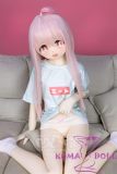 Rear view of the 135cm B-cup TPE anime doll in cosplay outfit