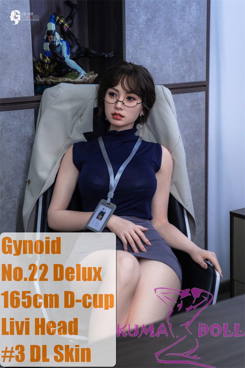 Gynoid No.22R 165cm D-Cup Silicone Sex Doll Livi Head Deluxe/Basic in Purple Lingerie