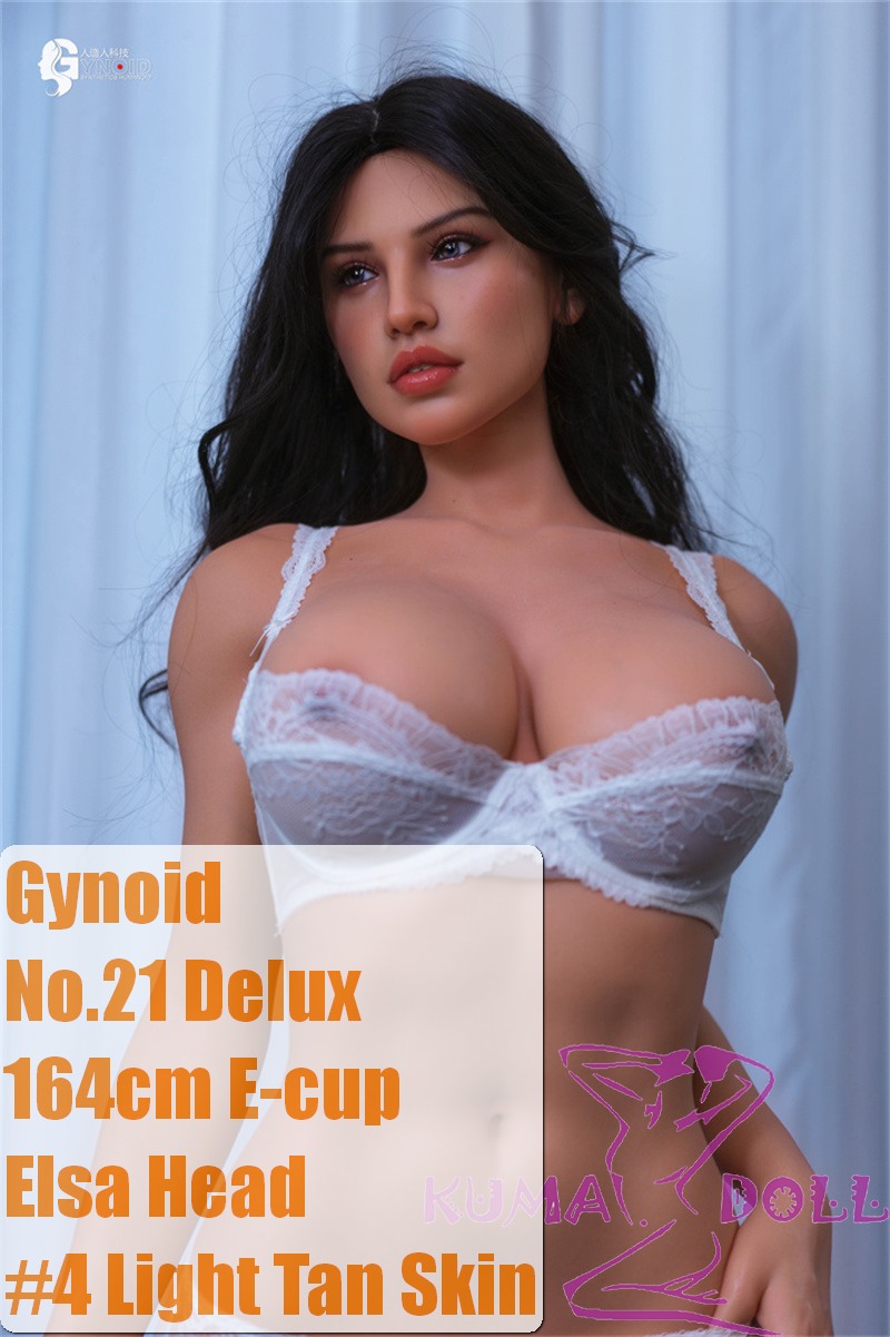 Gynoid No.21R 164cm E-Cup Silicone Sex Doll Elsa Head Deluxe/Basic in White Lingerie
