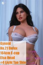 Gynoid No.21R 164cm E-Cup Silicone Sex Doll Elsa Head Deluxe/Basic in White Lingerie