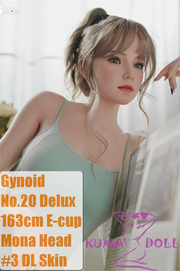 Gynoid No.20R 163cm E-Cup Silicone Sex Doll Mona Head Deluxe/Basic in Green Tank Top