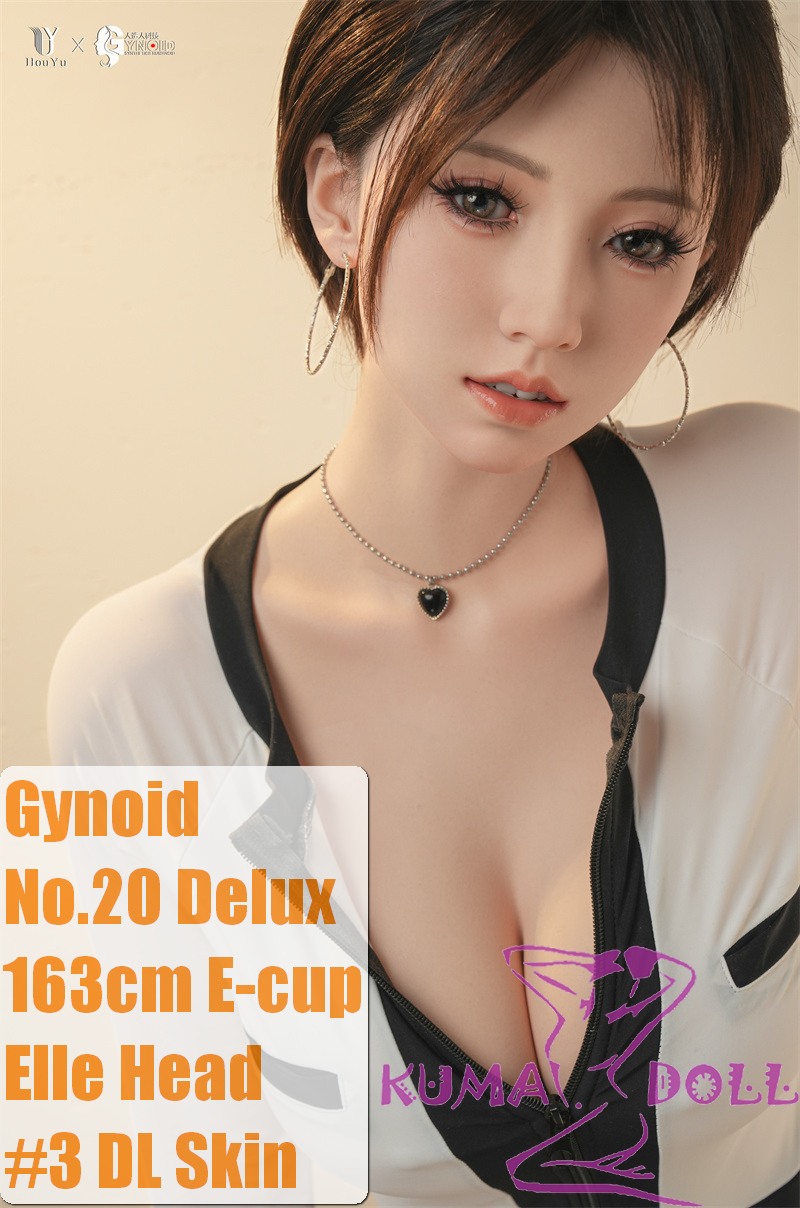 Gynoid & Houyu No.20R 163cm E-Cup Silicone Sex Doll Elle Head Deluxe/Basic  in Black and White Surf Swimsuit