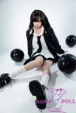 jiusheng-149cm-b-cup-silicone-doll-yume-in-suit-sitting-pose