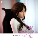Gynoid No.19R 168cm F-Cup Silicone Sex Doll Leyla Head Deluxe/Basic in White Bodysuit