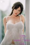 Gynoid No.19R 168cm F-Cup Silicone Sex Doll Leyla Head Deluxe/Basic in White Sheer Dress