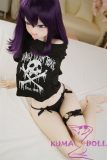 Irokebijin S-TPE Sex Doll 148cm C-cup Aisa Head in Black Top and Garter Stockings