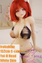 Irokebijin S-TPE Sex Doll 152cm C-cup Yui-B Head in Black and Gold Lingerie
