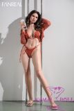 FANREAL 170 cm/5ft6 D-Cup Full Size Lifelike Silicone Sex Doll with Kelly Head Tan Skin