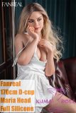 (US In-stock) FANREAL 170 cm/5ft6 D-Cup Full Size Lifelike Silicone Sex Doll with Maria Head Tanned Skin