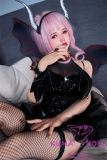 Sanhui Doll 145cm/4ft8 G-cup Silicone Sex Doll with Head #145-11 Pink-Haired Devil Girl