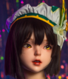 Sanhui Doll 145cm/4ft8 G-cup Silicone Sex Doll with Head #145-11 Pink-Haired Devil Girl