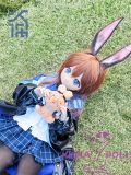 DOLL HAKONIWA Amiya Head 126cm Silicone Material Head + TPE Body Anime Sex Doll Customizable Makeup Cosplay Amiya from  Arknights
