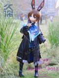 DOLL HAKONIWA Amiya Head 126cm Silicone Material Head + TPE Body Anime Sex Doll Customizable Makeup Cosplay Amiya from  Arknights