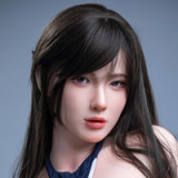 Real Lady Full Silicone Sex Doll 159cm H-cup Dark Tanned Skin R12 head