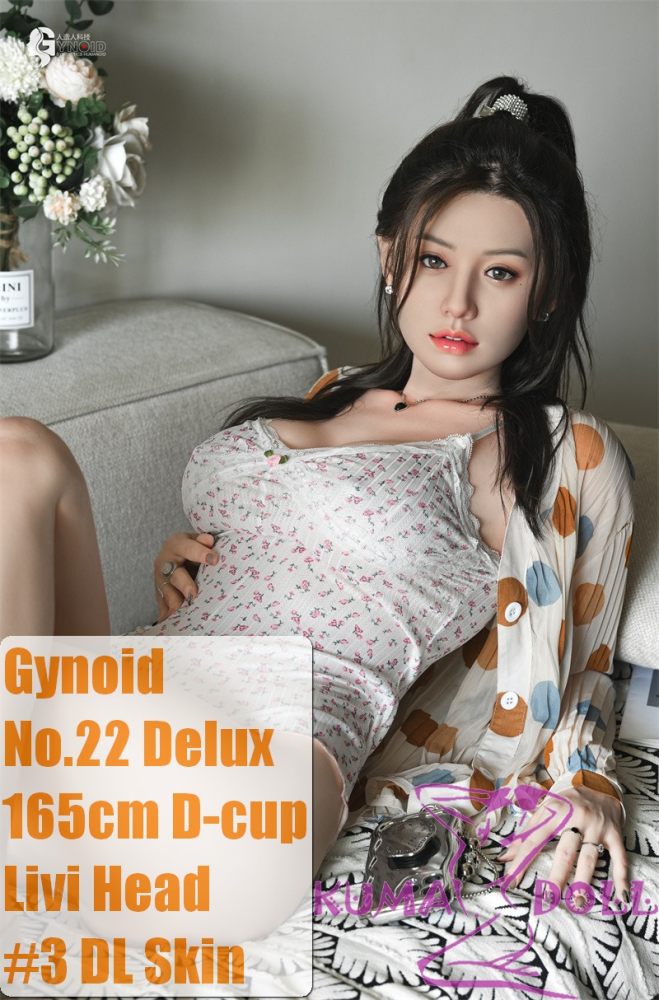 No.22R 165cm D-Cup Gynoid Full Silicone Sex Doll  Livi Head in Loungewear  at Home