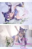 Firefly Diary 151cm A-cup Liuli Head Full Silicone Sex Doll With Body Make-up – Keqing Wedding Dress Cosplay