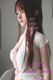 MLW doll Full Silicone Loli Sex Doll 148cm B-cup Sora Head Face Makeup Selectable in White Shirt