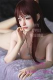 MLW doll Full Silicone Loli Sex Doll 148cm B-cup Sora Head Face Makeup Selectable in White Shirt