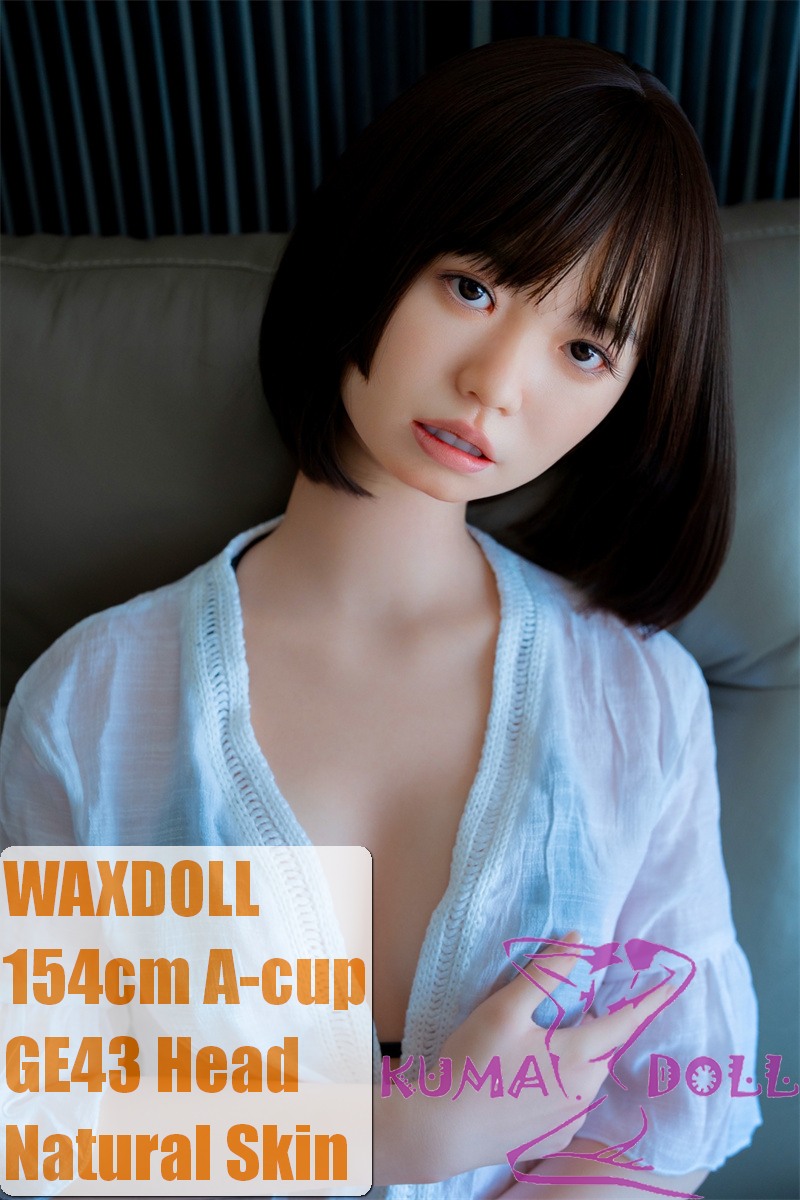 WAXDOLL Full Silicone Sex Doll 154cm A-cup #GE43 head with realistic body makeup option-Natural Skin Color
