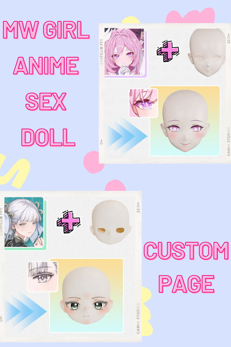 MW Girl Anime Sex Doll Head Cutsom Page