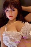 Sanhui Doll 【Adjustable Eyes】125cm F-cup #8 Silicone Sex Doll Real Skin Series Wearing White Lingerie