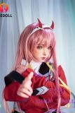 SHEDOLL 152cm AA-Cup Naxi Head Full Silicone Cosplay Zero Two (02) from DARLING in the FRANXX