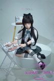 FUDOLL Sex Doll Silicone #8 Head 136cm /4ft5 A-cup TPE Body Schoolgirl Look