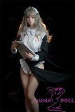 FUDOLL Full Silicone Sex Doll 169cm H-cup #Naiai Head in Nun Outfit