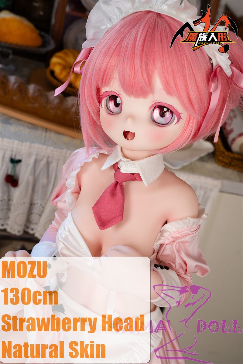 MOZU DOLL 130cm Strawberry Soft Vinyl Head Rare SSR and A Free Oral Function Head with Light Weight TPE Body