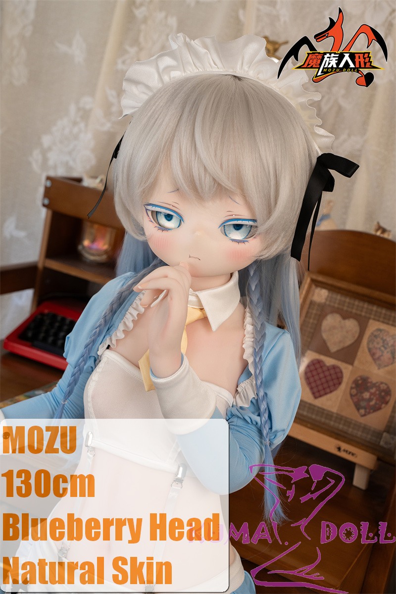 MOZU DOLL 130cm Blueberry Soft Vinyl Head Rare SSR and A Free Oral Function Head with Light Weight TPE Body