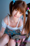J-cute Doll Full Silicone Sex Doll 149cm/4ft9 A-cup with Silicone Head AGD02 with New Body Makeup