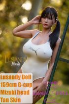 (US In-stock) Lusandy Doll Full Silicone Mizuki Head 159cm G-cup Sex Doll with Body Make-up Sporty Beauty in a One-Piece Outfit