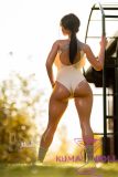 (US In-stock) Lusandy Doll Full Silicone Mizuki Head 159cm G-cup Sex Doll with Body Make-up Sporty Beauty in a One-Piece Outfit
