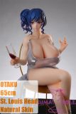 OTAKU 65cm St. Louis anime doll with PVC head and silicone body