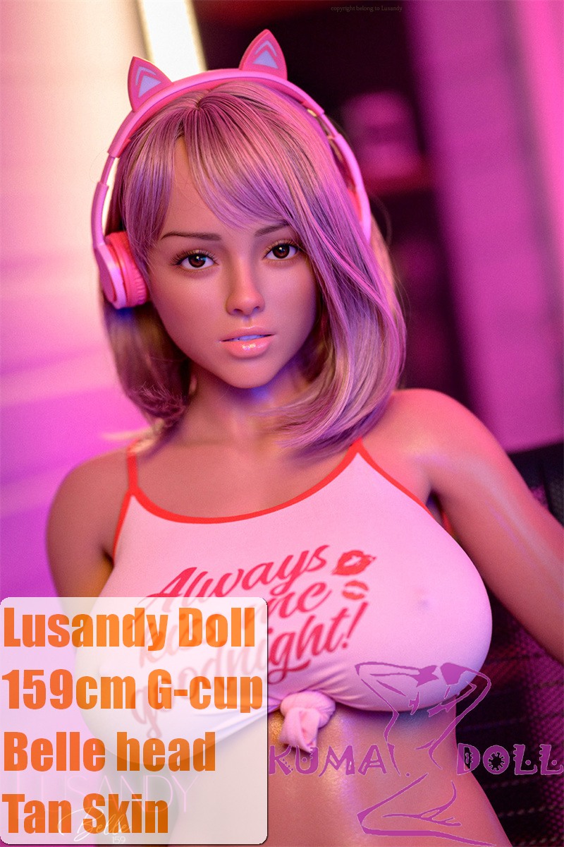 (US In-stock) Lusandy Doll Full Silicone Belle Head 159cm G-cup Sex Doll with Body Make-up