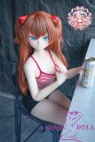155cm anime sex doll Croissant Doll Asuka cosplay outfit