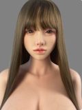 FUDOLL Full Silicone Love Doll 162cm G-cup Xingran Head in White Dress