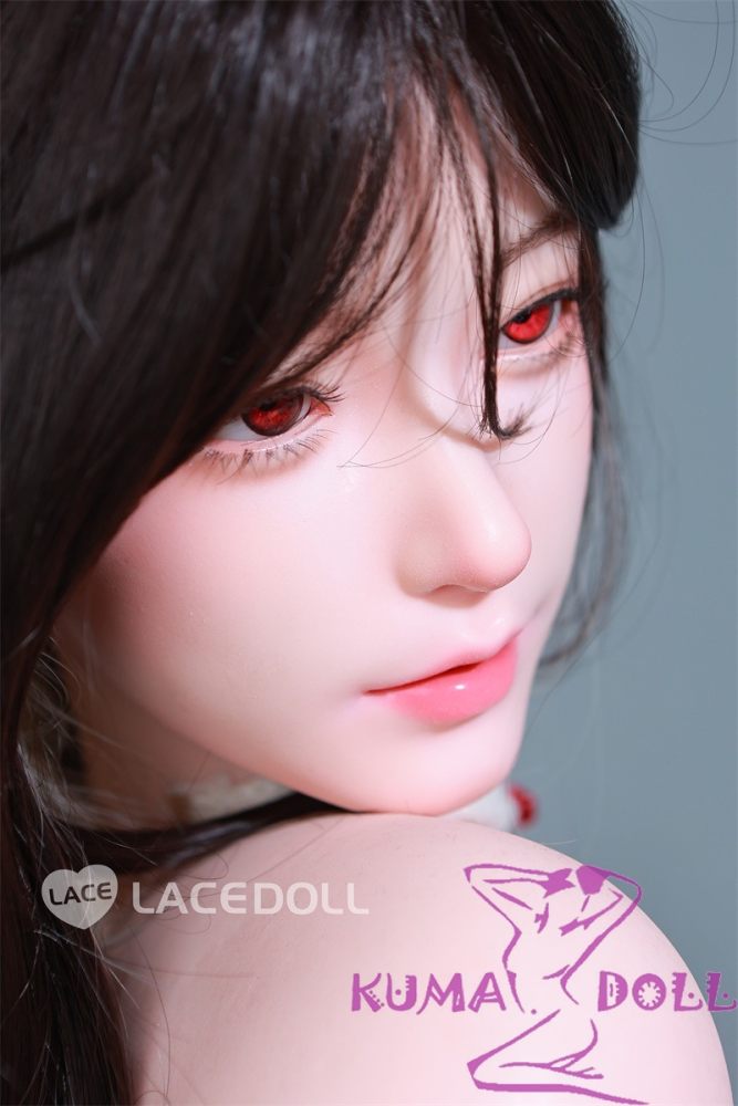 168cm D-Cup Xiamo Head LACE DOLL Silicone Sex Doll  Black Shirt