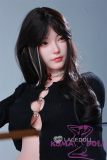 LACE DOLL 168cm D Cup Xiamo Head Silicone Sex Doll in Black Shirt