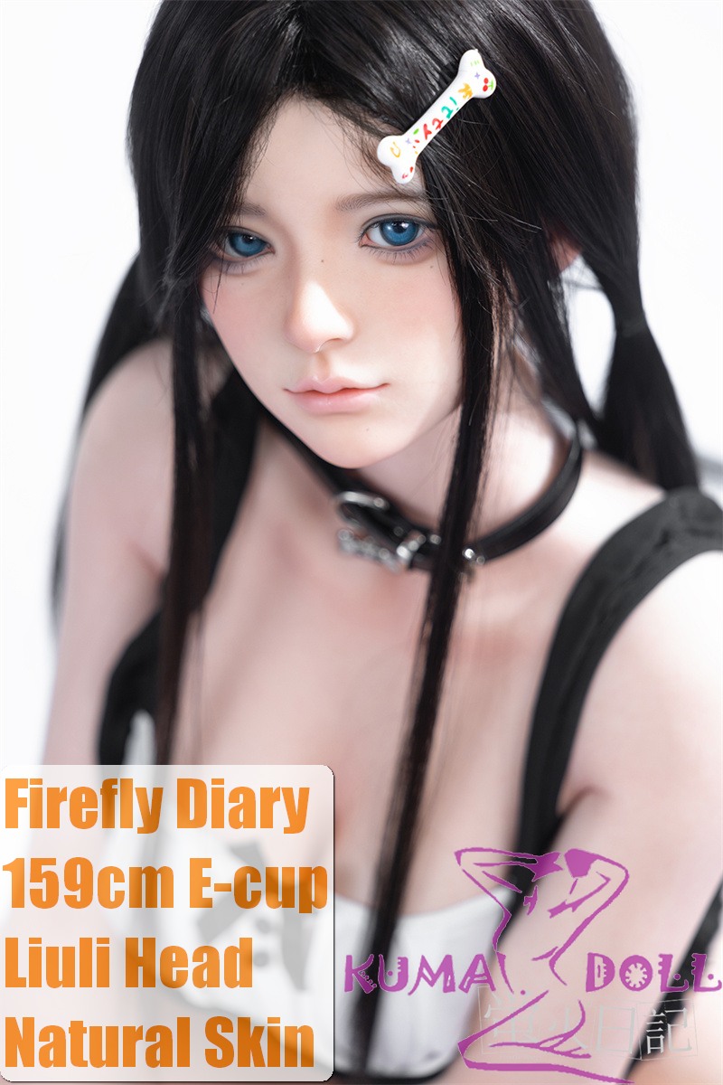 Firefly Diary  159cm E-cup Liuli Head Full Silicone Sex Doll With Body Make-up Romantic Delivery Girl