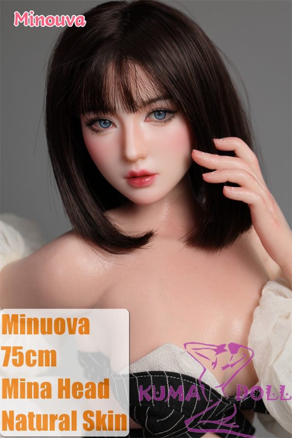 Minuova Doll 75cm Body with Finger Skeleton Mina Head Full Silicone Mini Sex Doll Comes with Doll Stand
