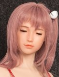 Sanhui Doll New Body 158cm/5ft2 E-cup Body #43 Head Silicone Sex Doll with Real Skin in Plaid Office Outfit